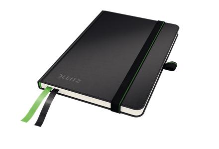 LEITZ Complete Notebook A6 vierkant met harde kaft 44790095 160 Pagina's 80 vellen Zwart (44790095)