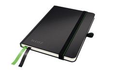 LEITZ COMPLEET NOTEBOOK LEITZ HARDBACK A6 CHECKED BLACK