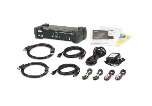 ATEN N CS1922M - KVM / audio / USB switch - 2 x KVM / audio / USB - 1 local user - desktop (CS1922M)