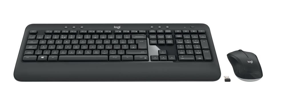 LOGITECH MK540 Advanced - Sats med tangentbord och mus - trådlös - 2.4 GHz - brittisk engelska, QWERTY (920-008684)
