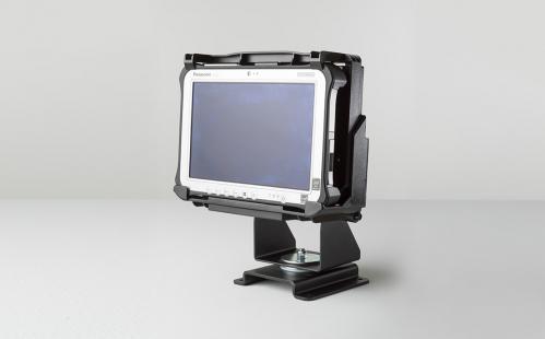 GAMBER-JOHNSON TALL TILT/ SWIVEL DESKTOP MOUNT W/DS56 BASE 7160 0776 TALL CLEV ACCS (7170-0585)