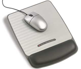3M Mousepad Gel w/ Wristrest Black (WR421LE)
