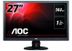 AOC 27" LED FreeSync G2770PF 1920x1080, 144hz, 1ms, Speakers, Pivot, VGA/ DVI/ HDMI/ DP
