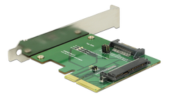 DELOCK PCIe x4 card>1x int. NVMe blue - SFF-8639