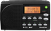 SANGEAN DAB+/FM compact portable radio, black