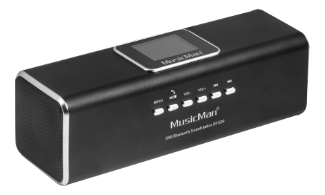 TECHNAXX MusicMan DAB Bluetooth Soundstation black (TEC-4663)