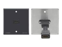 KRAMER WP-HDMI1M/ EU/ GB(W) | HDMI Passive Wall Plate | Uttagsmodul | Vit (85-0023899)