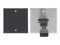 KRAMER WP-HDMI1M/EU/GB(W) | HDMI Passive Wall Plate | Uttagsmodul | Vit