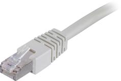 Deltaco Koblingskabel - RJ-45 (hann) til RJ-45 (hann) - 3 m - FTP - CAT 6 - grå