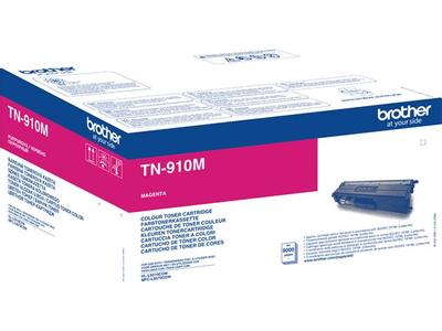 BROTHER TN910M / TN 910M High Capacity Magenta Toner - Lasertoner Magenta (TN910M)