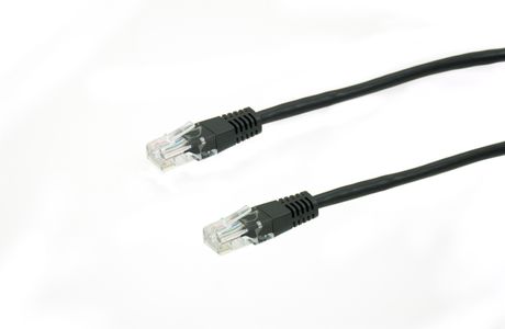 MICROCONNECT UTP CAT5E 3M BLACK PVC SPECIAL PR (B-UTP503S)