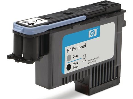 HP 72-skrivehoved,  gråt og fotosort (C9380A)