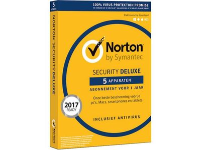 SYMANTEC NORTON SECURITY DLUXE 3.0 ND 1 USER 5 DV (21371933)