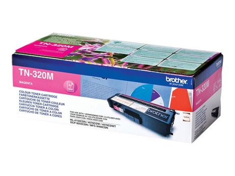 Brother TN320M - magenta - original - tonerpatron (TN320M)