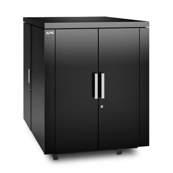 APC NETSHELTER CX 18U SECURE SOUNDP SERVER ROOM IN A BOX ENCLOSURE RACK (AR4018SPX429)
