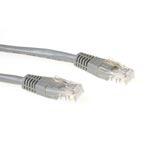 ACT Grey 1 meter U/UTP CAT5E patch cable with RJ45 connectors (IB 6001)