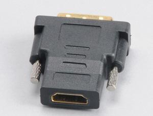 AKASA DVI Male to HDMI Femaleadapter with gold plated contacts (AK-CBHD03-BK)