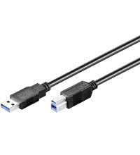 GOOBAY USB 3.0 AB 100 SCHWARZ 1.0m (95719)