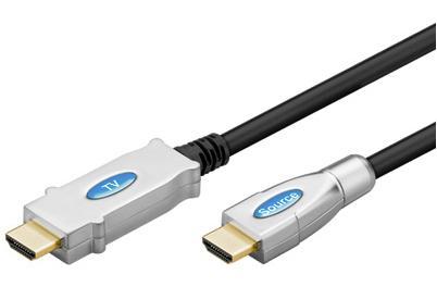 Goobay HDMI kabel 20m Guld med forstærker (31971)