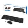 LOGILINK Tastatur Wireless 2,4GHz mit Maus black (ID0104 $DEL)