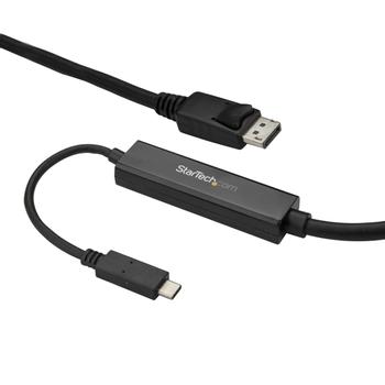 STARTECH 3M / 10FT USB C TO DISPLAYPORT CABLE - 4K 60HZ - BLACK CABL (CDP2DPMM3MB)