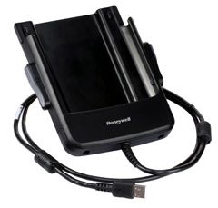 HONEYWELL Vehicle dock with a standard USB Type A cable. (10-30V cigarette lighter plug need to be purchased separately for charging. Mounting kit (805-611-001) sold separately.) (EDA70-MBU-R)