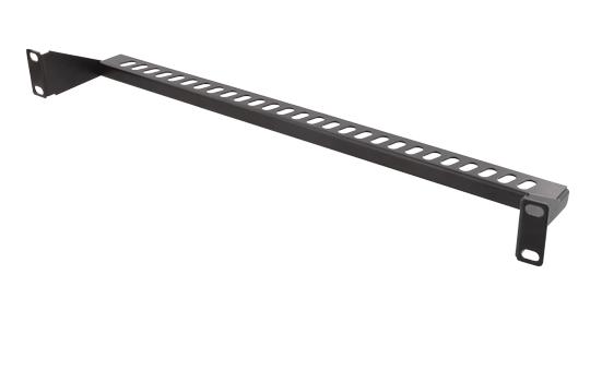 Deltaco Cable support for 19" mounting, 1U, black (P-017)