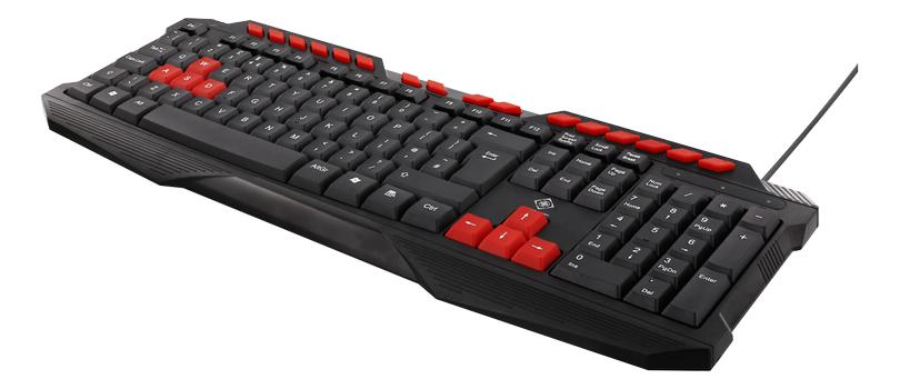DELTACO GAMING GAM-024 Keyboard Membrane Wired UK (GAM-024UK)