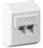 Goobay RJ 45 Dataudtag CAT5 til vægmont LSA+ HVID