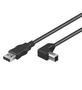 GOOBAY USB AB 100 90Â° HiSpeed 2.0 SCHWARZ 1m