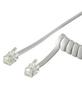 GOOBAY TEL MODU SPIRAL 2m RJ10 WEISS/ WHITE (50246)