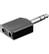 GOOBAY Headphone Splitter. 6.35mm 1M-2F. 10pcs Factory Sealed