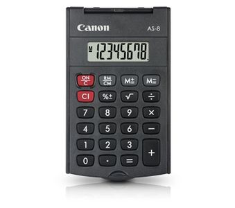 CANON AS-8 pocket calculator (4598B001AB)