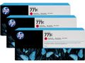 HP 771C Ink Chromatic Red 3pack 775-ml Designjet Z6200