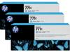 HP 771C 775 ml, ljus cyan, Designjet-bläckpatron, 3-pack