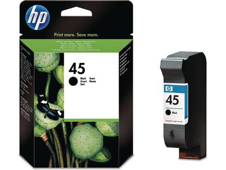 HP 45 Large - Stor - svart - original - blekkpatron