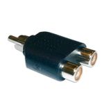 ACT Adapter RCA - 2xRCA RCA Han/Male til 2xRCA Hun/ Female (MA90)