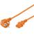 GOOBAY Cold-device Connection Cord Angled 2m orang Factory Sealed