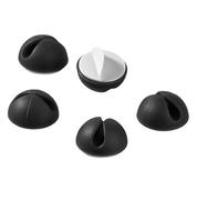 GOOBAY Kabelholdere 5 stk (black)