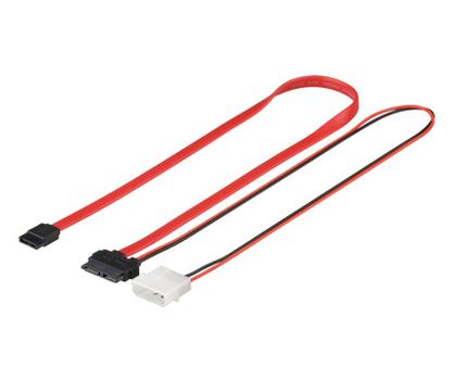 GOOBAY Seriel ATA-kabel Sort Rød 30cm (95713)