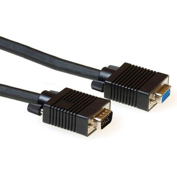 ACT 1 metre High Performance VGA extension cable male-female black (AK4211)