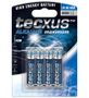 TECXUS batteri AAA alkaline LR 03  blister med 4 batterier
