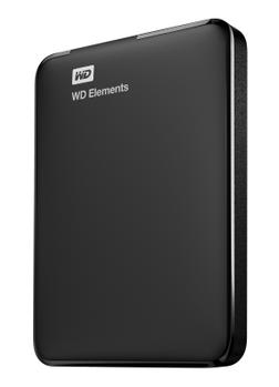 WESTERN DIGITAL WD Elements 1TB HDD USB3.0 Portable 2,5inch RTL extern RoHS compliant Low cost black (WDBUZG0010BBK-EESN)