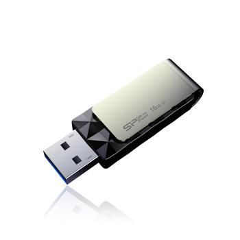 SILICON POWER USB-Stick  16GB USB 3.0  B30  Black (SP016GBUF3B30V1K)