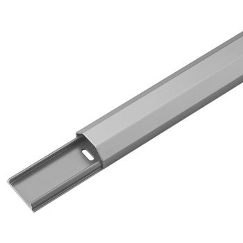 Goobay Aluminium-Kabelkanal 1,1 m 33 mm silber (90666)