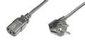DIGITUS POWER CORD SCHUKO 0 75M C13 H05VV-F3G 0.75QMM CABL