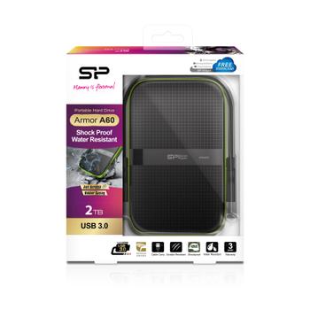SILICON POWER Armor A60 External Hard Drive  (SP020TBPHDA60S3K)