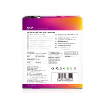 SILICON POWER Armor A60 External Hard Drive  (SP020TBPHDA60S3K)