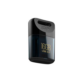 SILICON POWER Jewel J06, 16 GB, USB 3.0, kasket, Blå, Plastik, 0 - 70 °C (SP016GBUF3J06V1D)