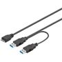 GOOBAY USB 3.0 dual power SuperSpeed cable